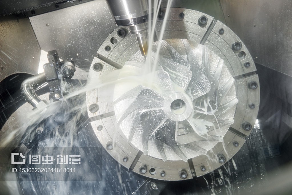铣削金属加工工艺.立式铣削工业数控金属加工Milling metalworking process. Industrial CNC metal machining by vertical mill